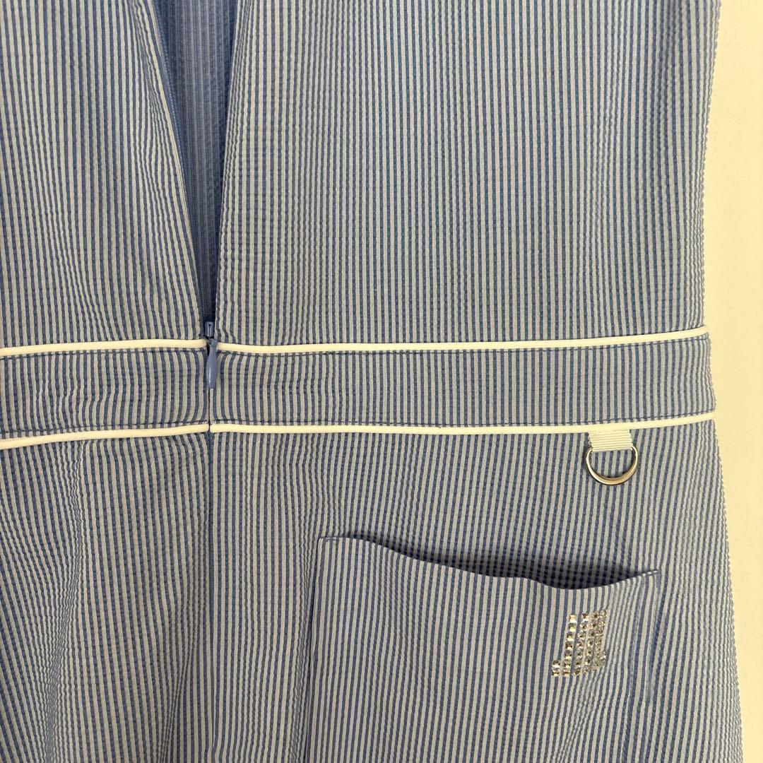 新品未使用ランバンスポール サラサラ生地の ブルーワンピース 38