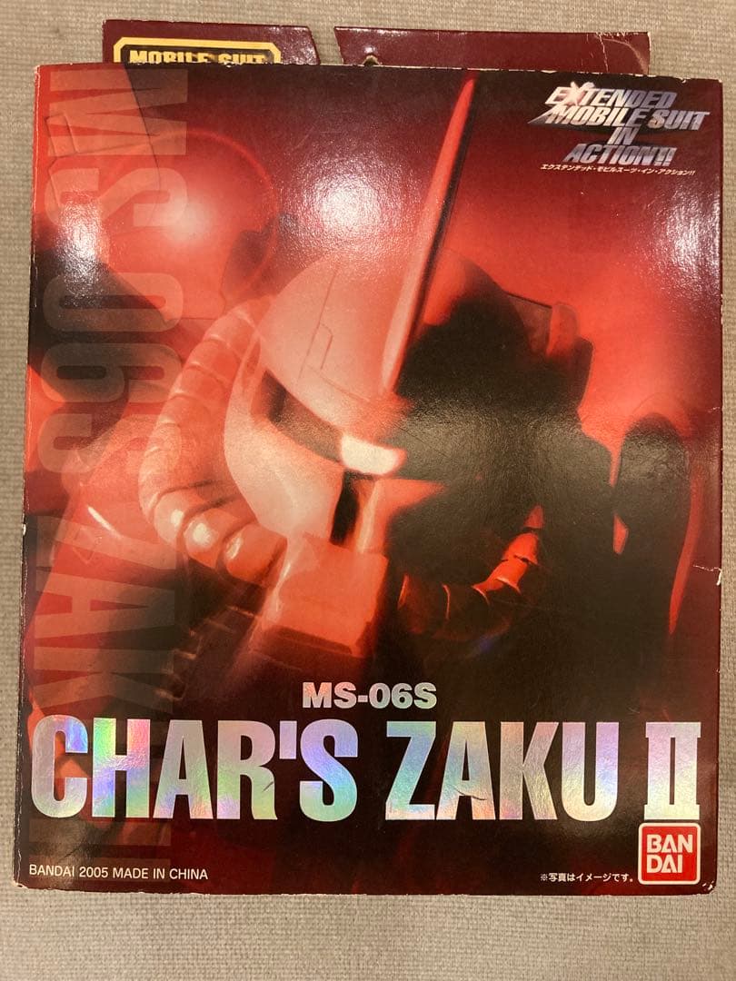 【4体セット・美品】EMIA ガンダム/シャアザク/ザク/グフ 塗装済み完成品