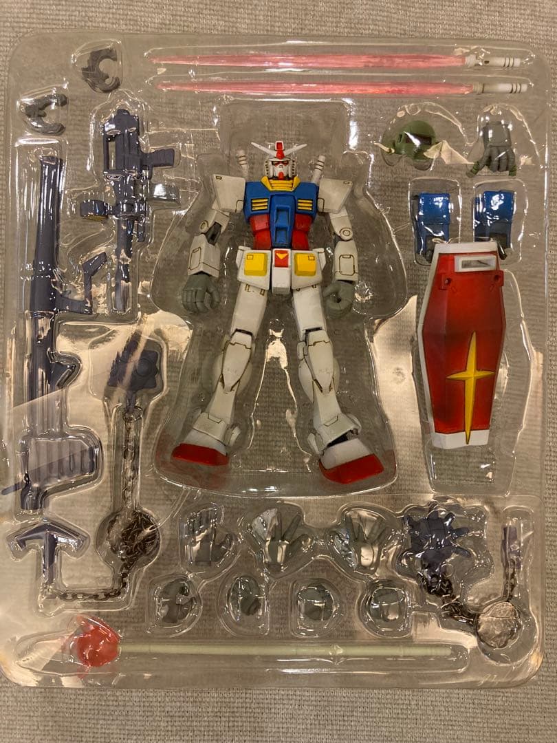 【4体セット・美品】EMIA ガンダム/シャアザク/ザク/グフ 塗装済み完成品