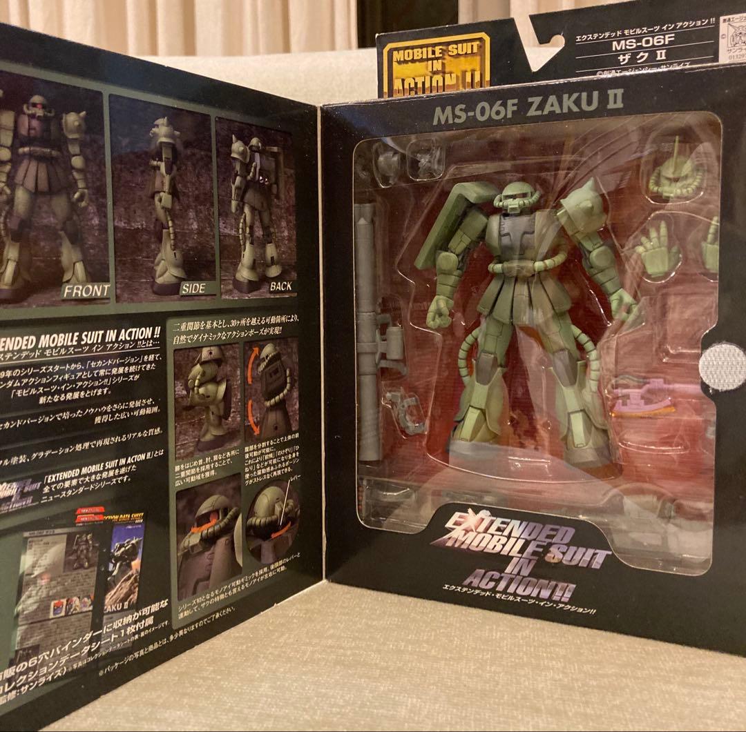 【4体セット・美品】EMIA ガンダム/シャアザク/ザク/グフ 塗装済み完成品