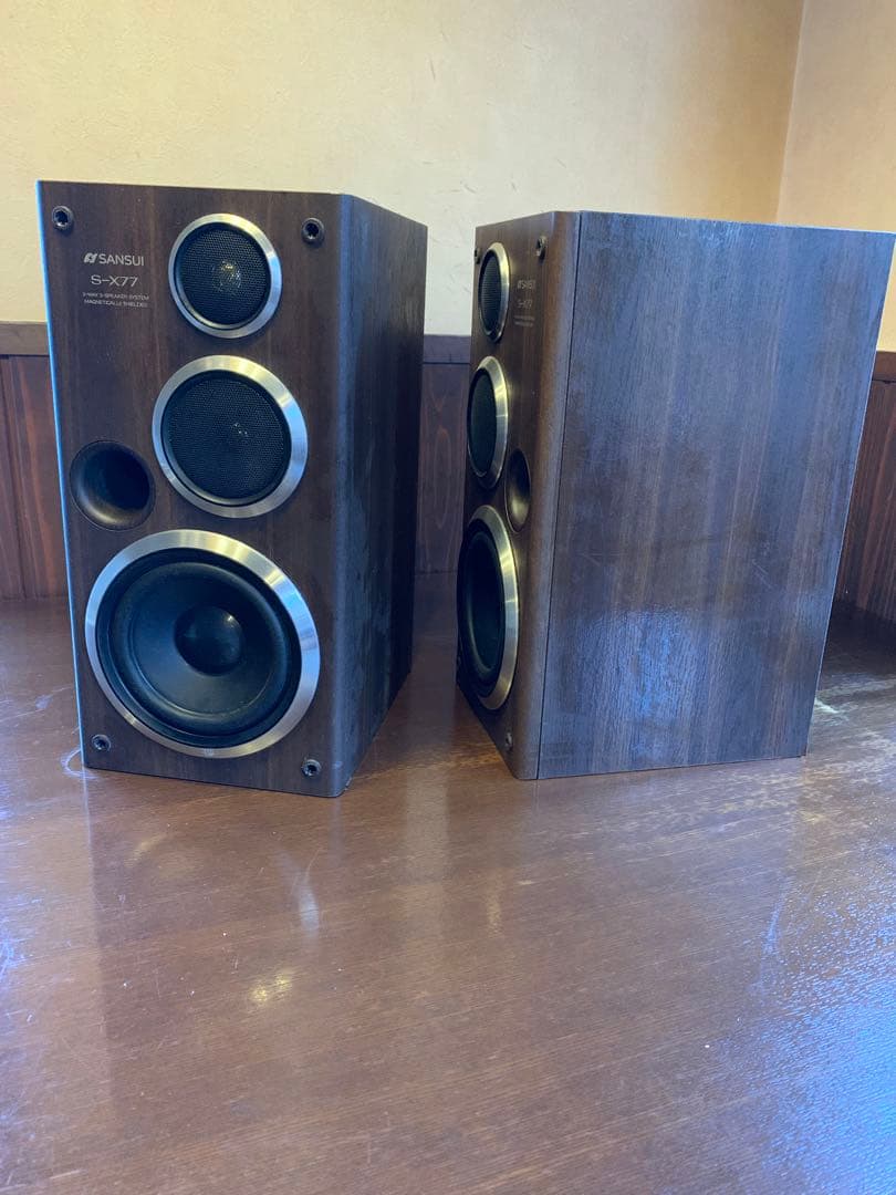 SANSUI S-X77 3ウェイスピーカー - メルカリ