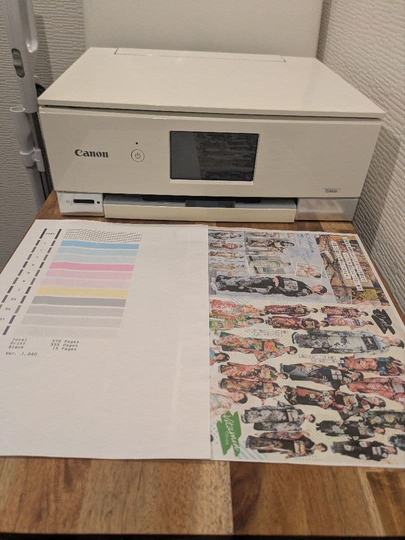 Canon PIXUS TS8430 印刷枚数 580枚 N8023 - メルカリ