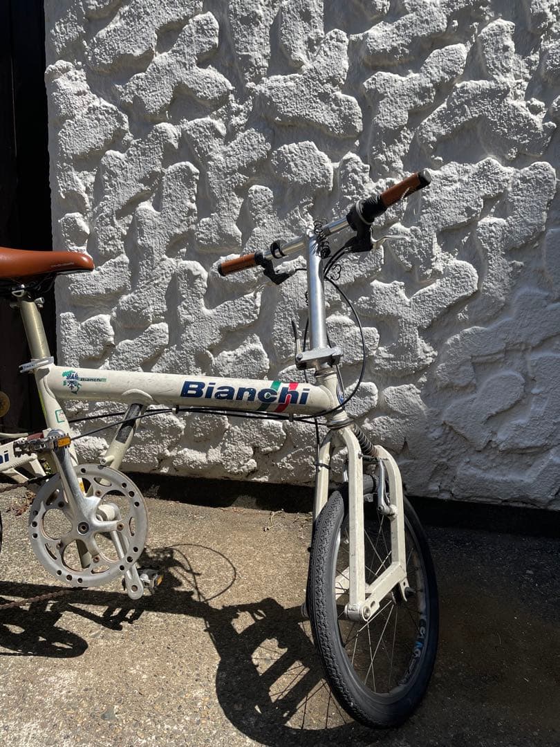 超希少・白！】BIANCHI ビアンキ フレッタ 折りたたみ自転車 BD-1