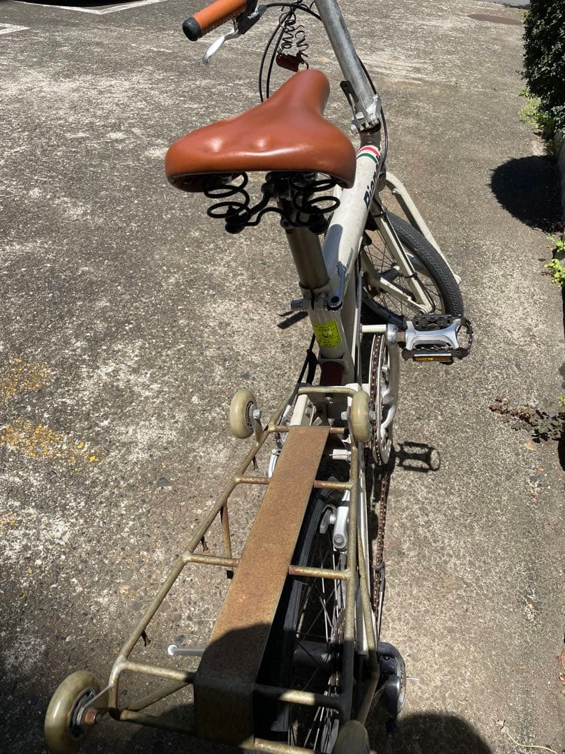 超希少・白！】BIANCHI ビアンキ フレッタ 折りたたみ自転車 BD-1