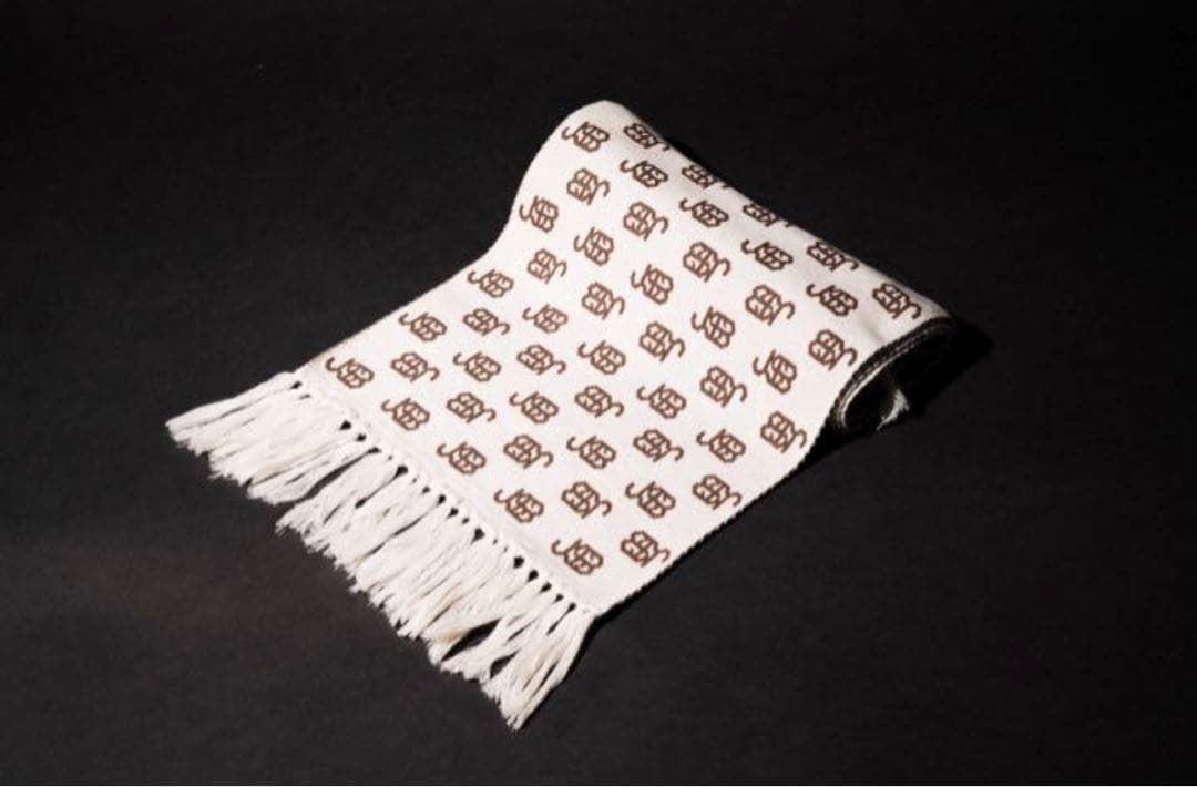 三代目 JSB 10周年記念 ベージュ モノグラム monogram マフラー