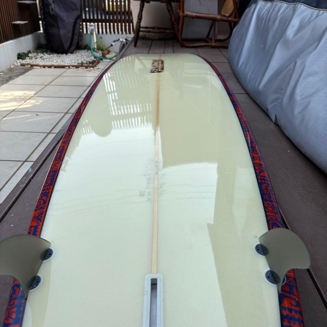 Bill Hamilton ロングボード 9'3” ハンドシェイプ サイン入り - メルカリ