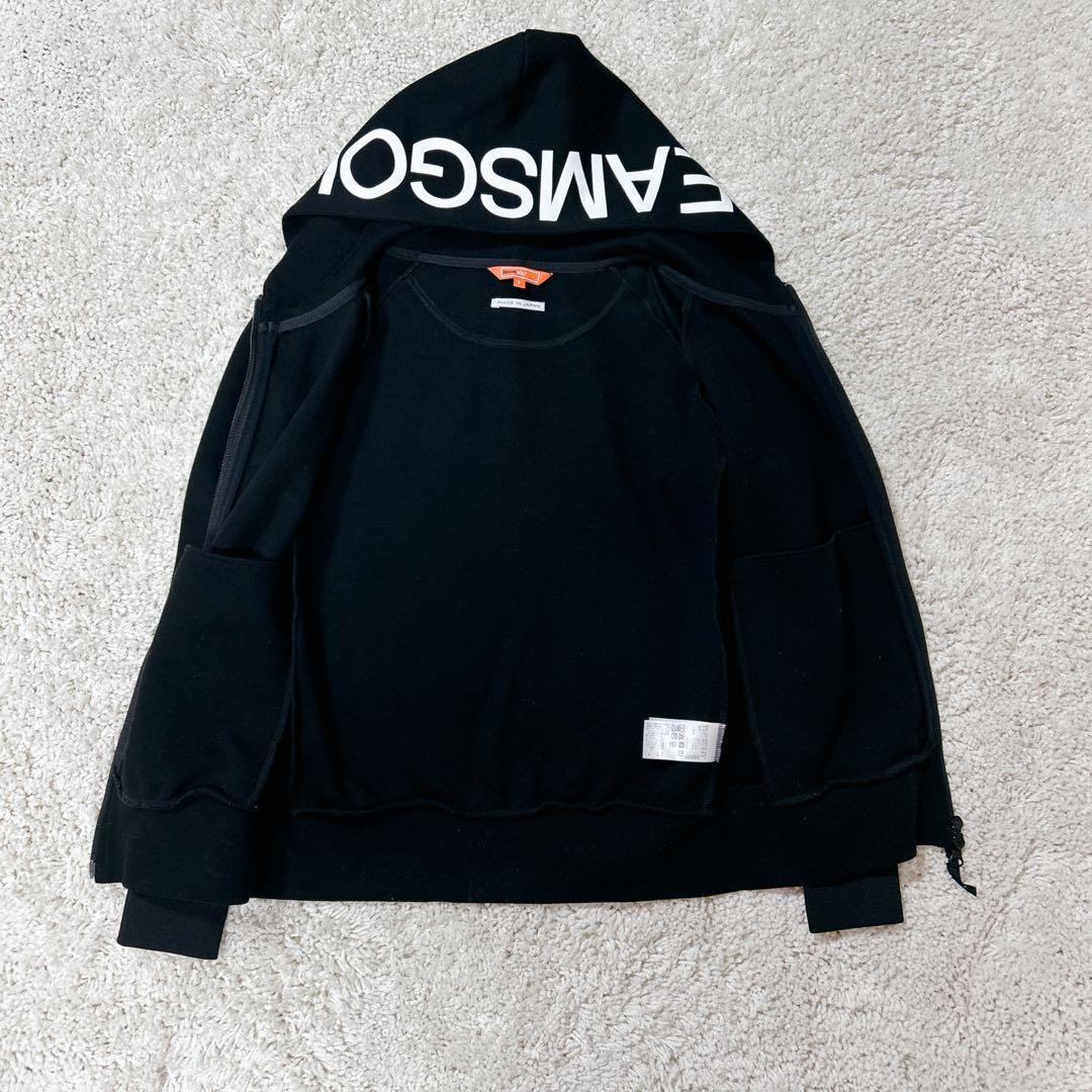 未使用】BEAMS GOLF オレンジレーベル ダブルジップ パーカー ロゴ