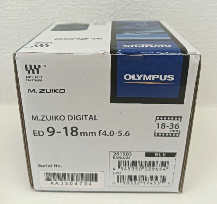 レンズ(ズーム) Olympus M.Zuiko Digital 9-18mm f/4-5.6