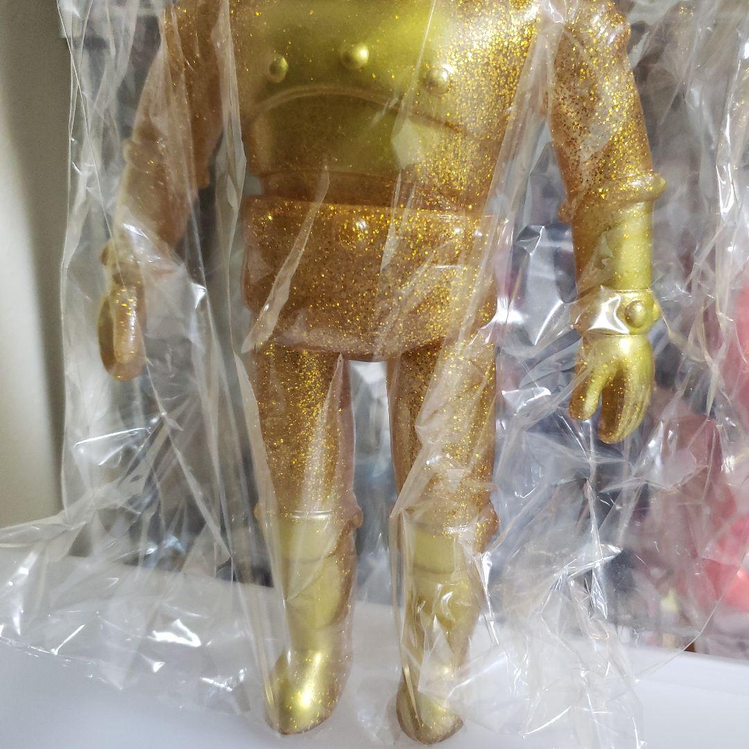 マーミッド　ソフビ　マグマ大使　ゴールド グリッター フィギュア