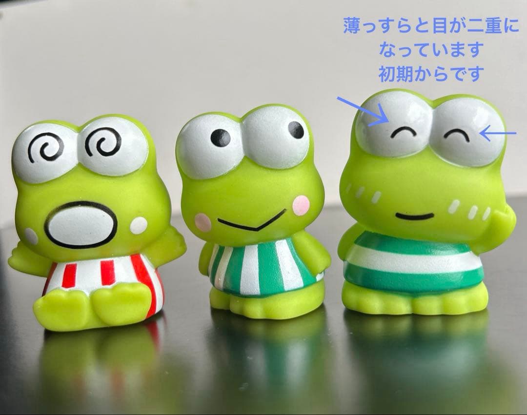 サンリオ　けろけろけろっぴのゆびにんぎょう 指人形　ソフビ　レトロ