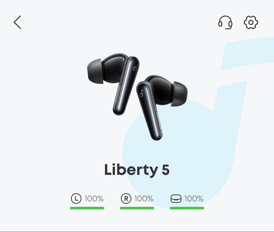 Liberty 5 ワイヤレスイヤホン ブラック Anker Soundcore Liberty 5 (Black) True wireless earbuds with