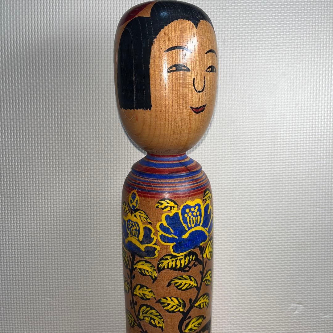 紫色椿花模様　⭕️小椋久太郎　名工　超希少　88歳