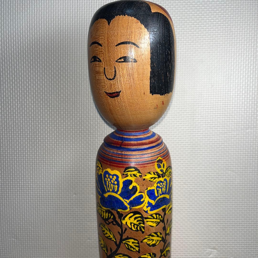 紫色椿花模様　⭕️小椋久太郎　名工　超希少　88歳