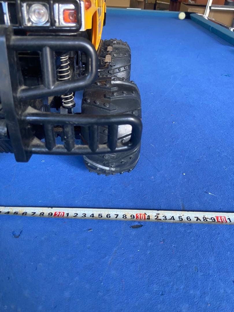 大型 ラジコンカー HUMMER風 イエロー ビッグタイヤ リモコン付き