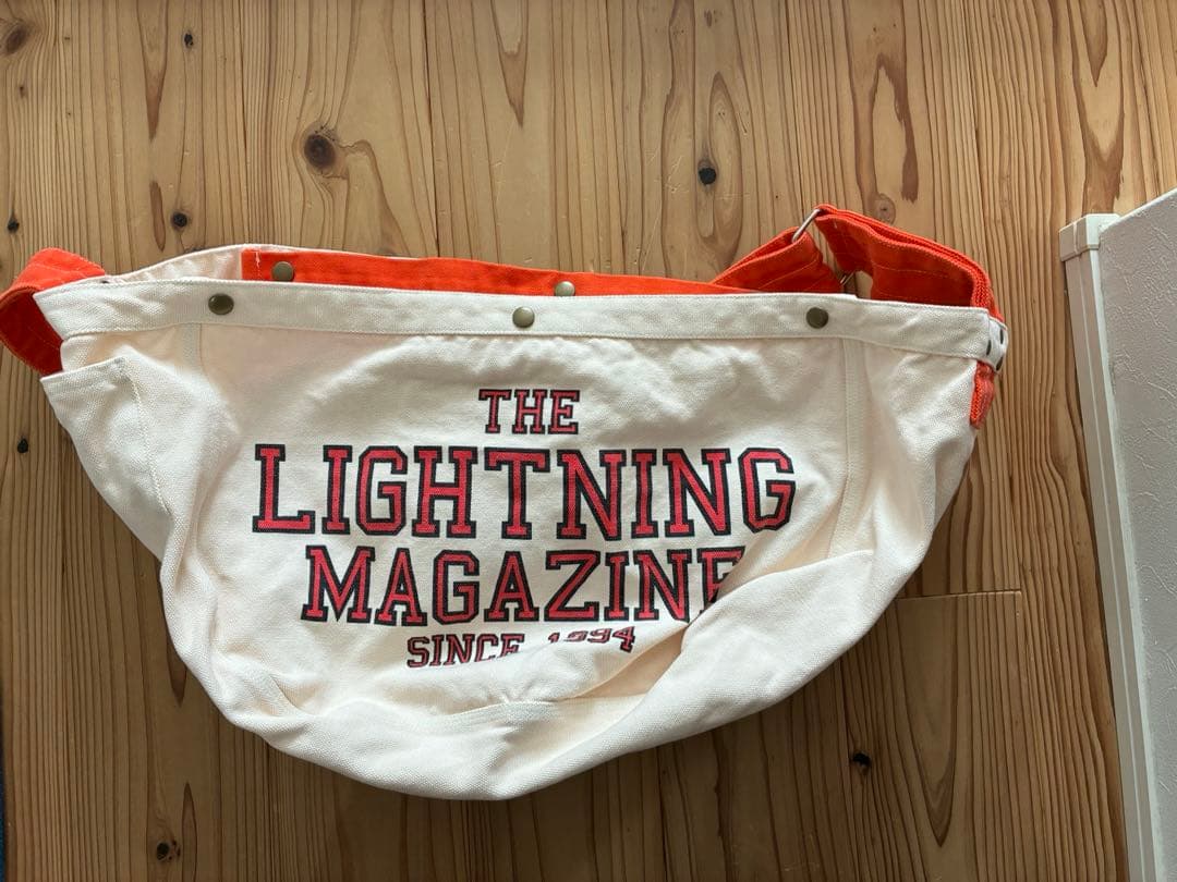 限定品 ライトニングマガジン ニュースペーパーバッグ　Lightning Lightning × California Sportswear ニュースペーパーバッグ 2トーン