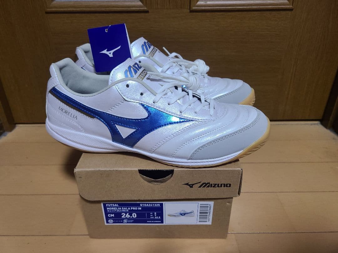 MIZUNO モレリア SALA PRO IN 26.0 cm ほぼ未使用品 MIZUNO（ミズノ） フットサル シューズ モレリア サラ プロ ターフ