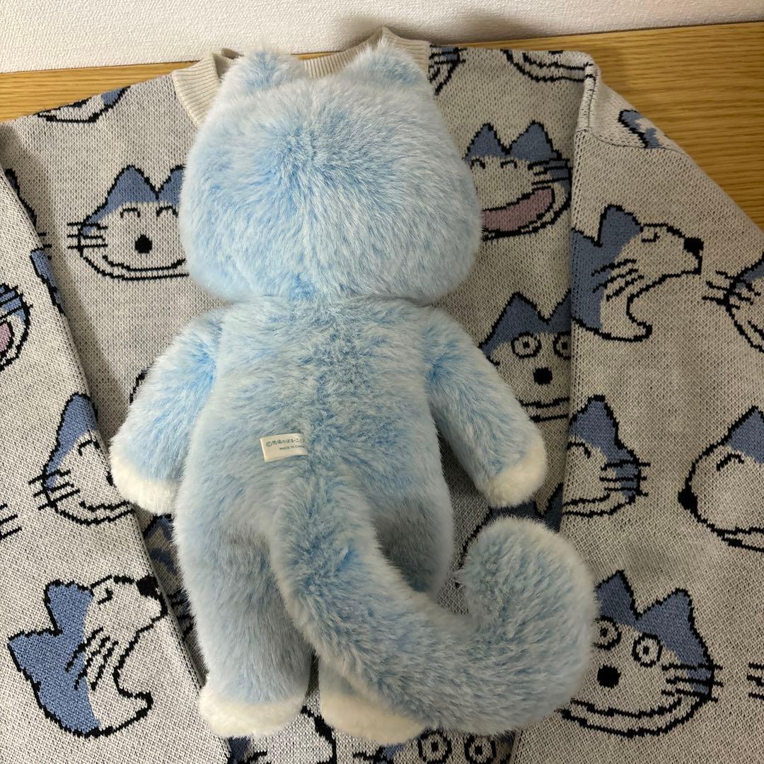 セキグチ　11ぴきのねこ　ぬいぐるみブルー　グラニフニットS