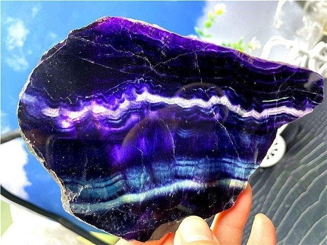 AAA級天然レインボーフローライト(蛍石)原石B89F3/34F21D - メルカリ