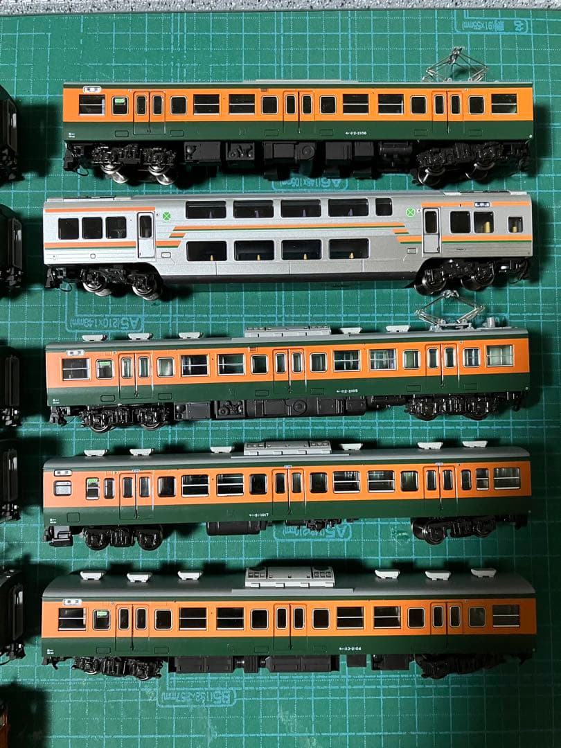a*a様 KATO 113系湘南色11両 通電カプラー付 墨入れ 2024年ロッ