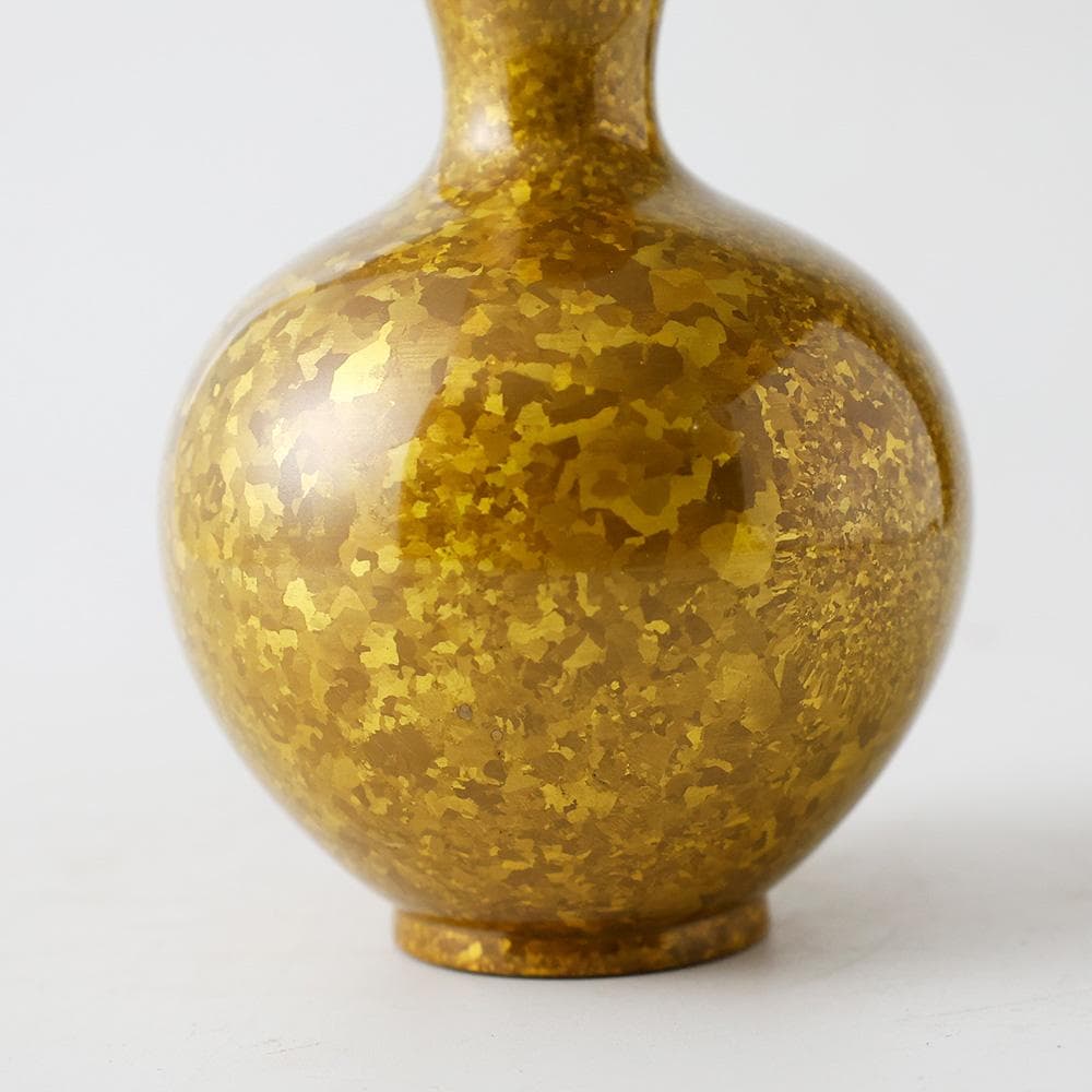 高岡銅器 金工師 名工 剛信 鋳銅 茶花々入 共箱 茶道具 骨董品 美術品