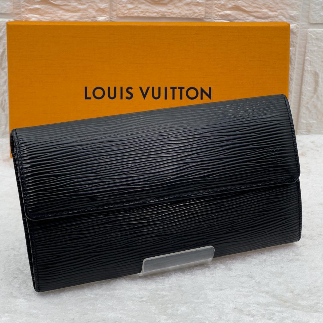 ルイヴィトン ポルトフォイユサラ エピ ノワール 長財布 - メルカリ
