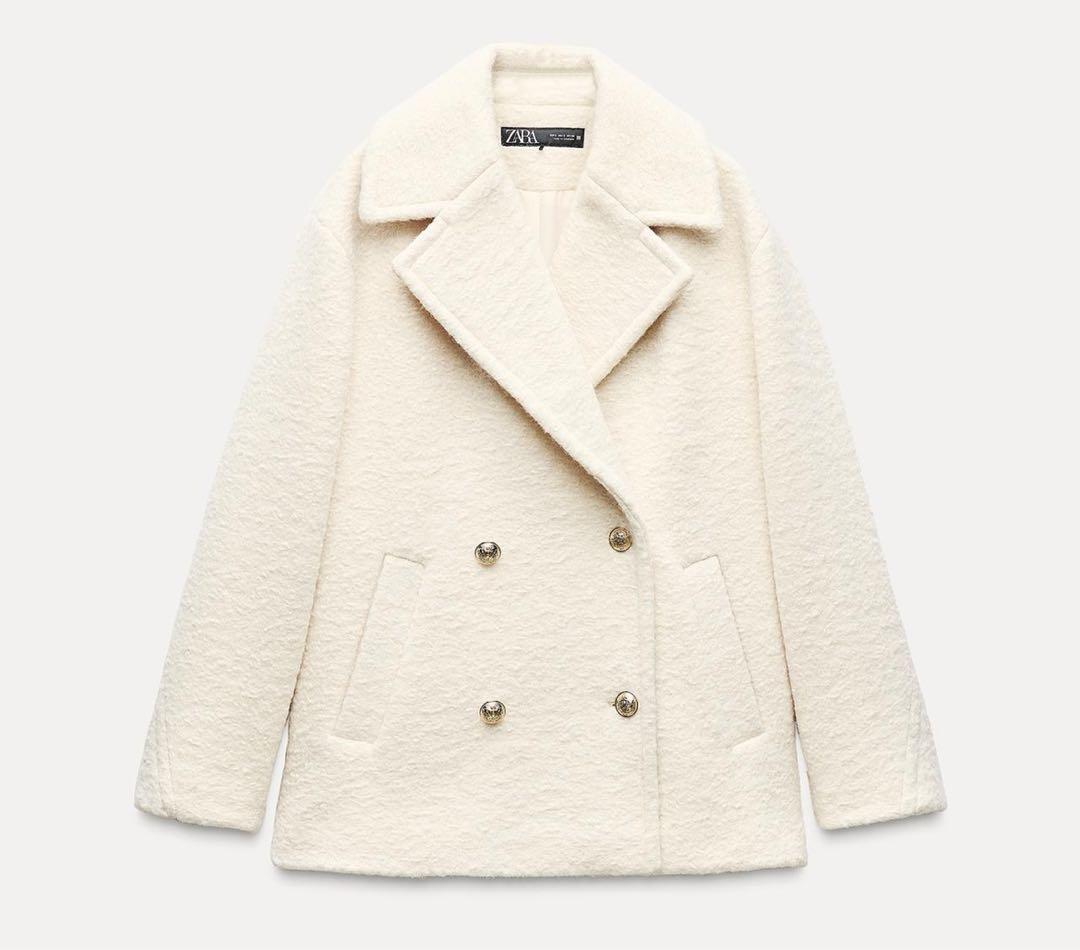 rabbit様✨️ZARA ダブルブレスト ブークレコート XL 今期 正規品