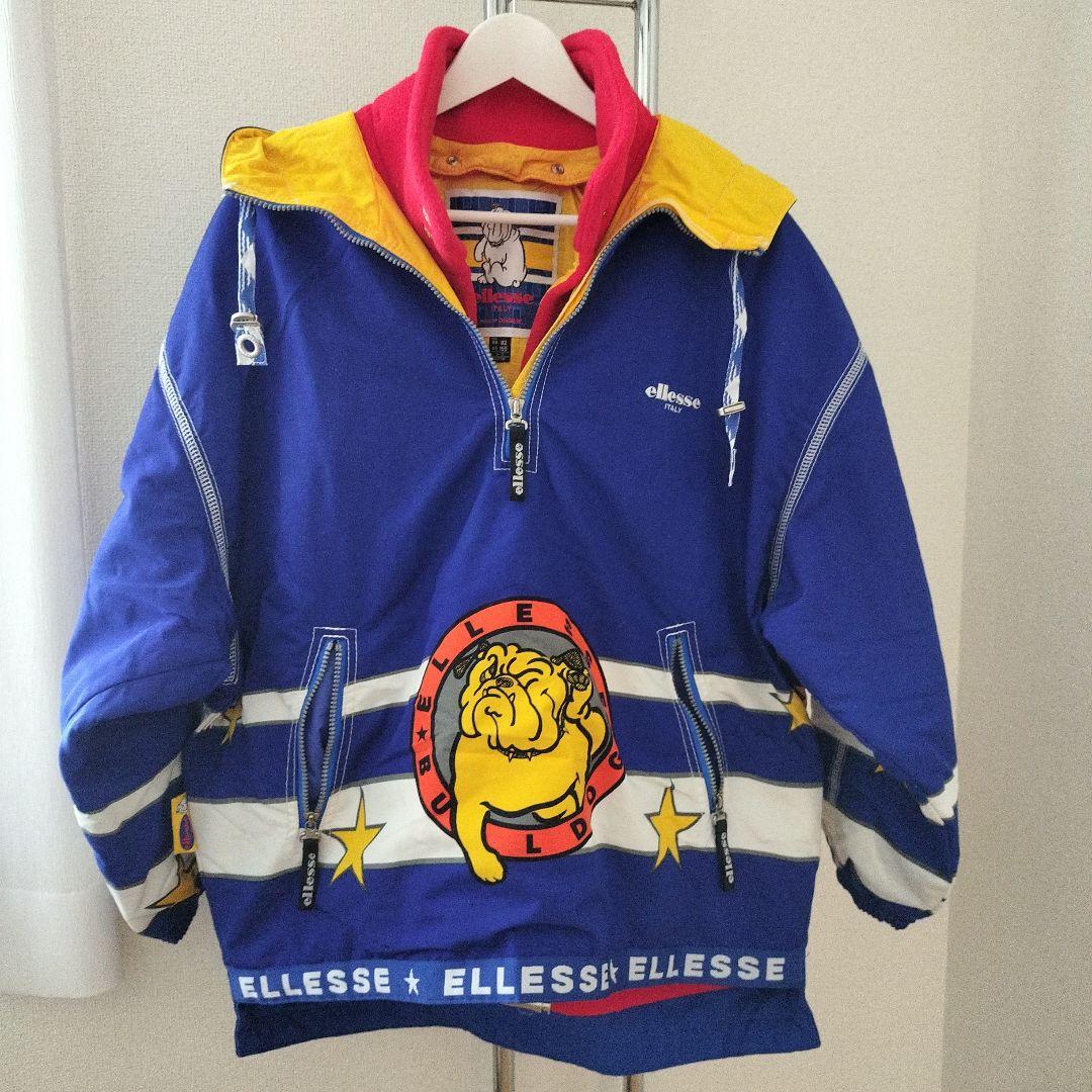 ellesseエレッセ スキー スノボ ウェア 上下セット レトロ 派手 - メルカリ