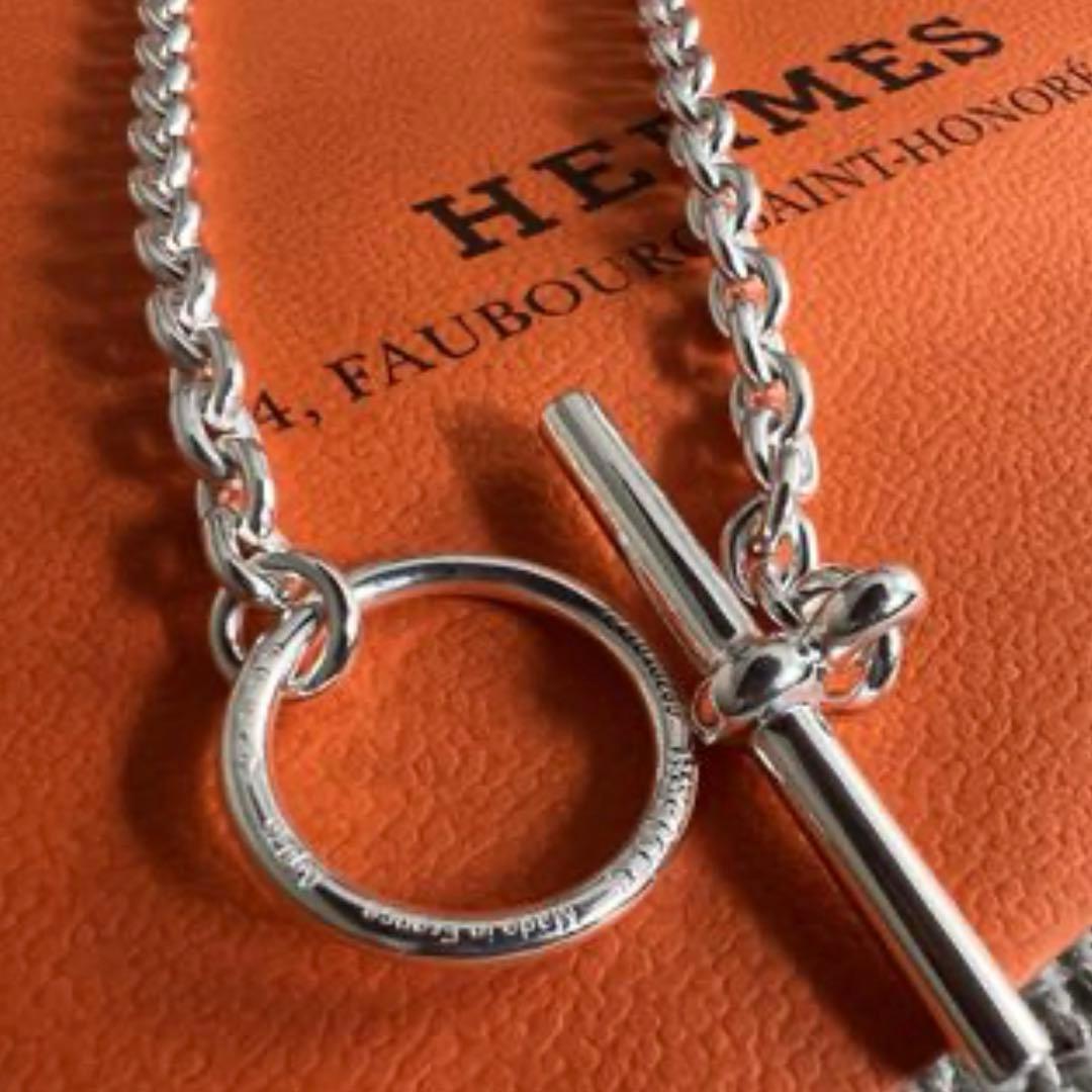 希少新品！HERMES エルメス シェーヌダンクル エシャペ ロング