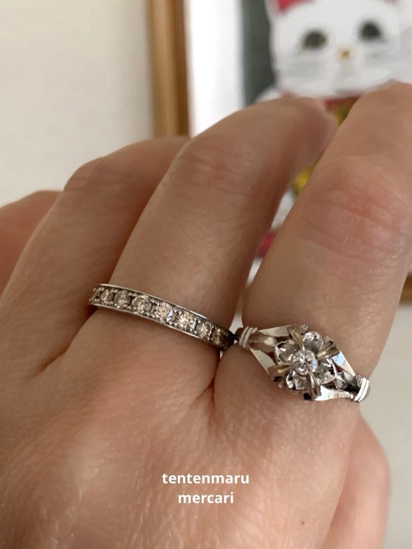 ♡*♡様 pt900 ☆ 1.00ct ダイヤモンドフルエタニティリング