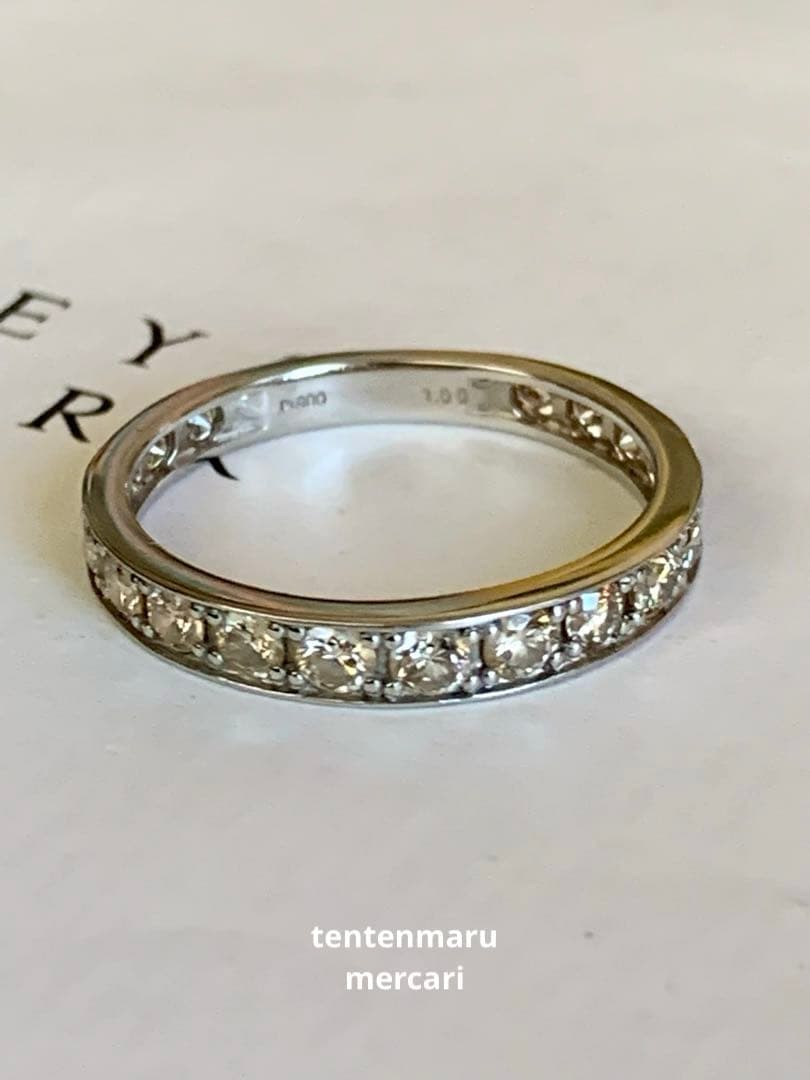 ♡*♡様 pt900 ☆ 1.00ct ダイヤモンドフルエタニティリング