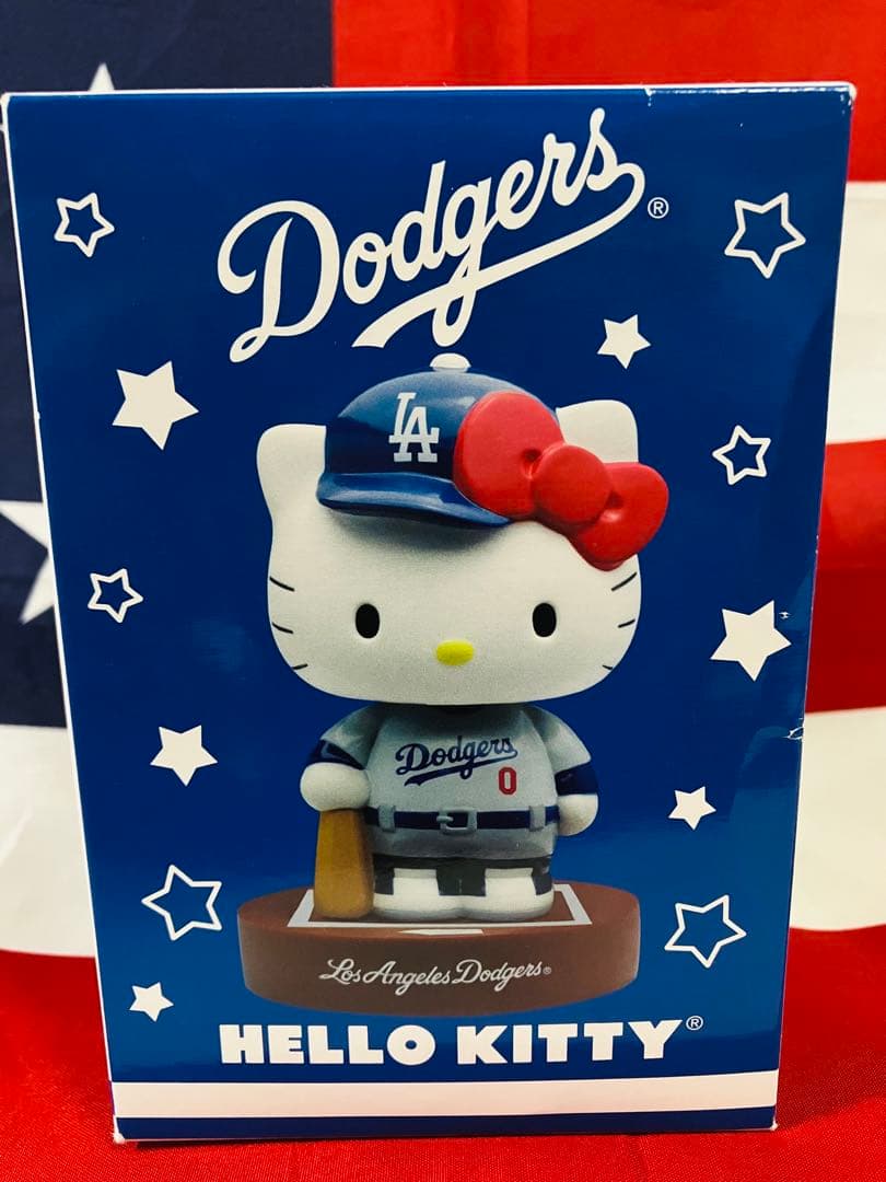 ハローキティ 大谷翔平 所属 2014年 ドジャース 球場配布 首振り人形
