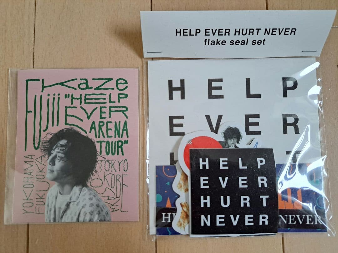 藤井風　ツアーロンTシャツ　ステッカー、付箋他