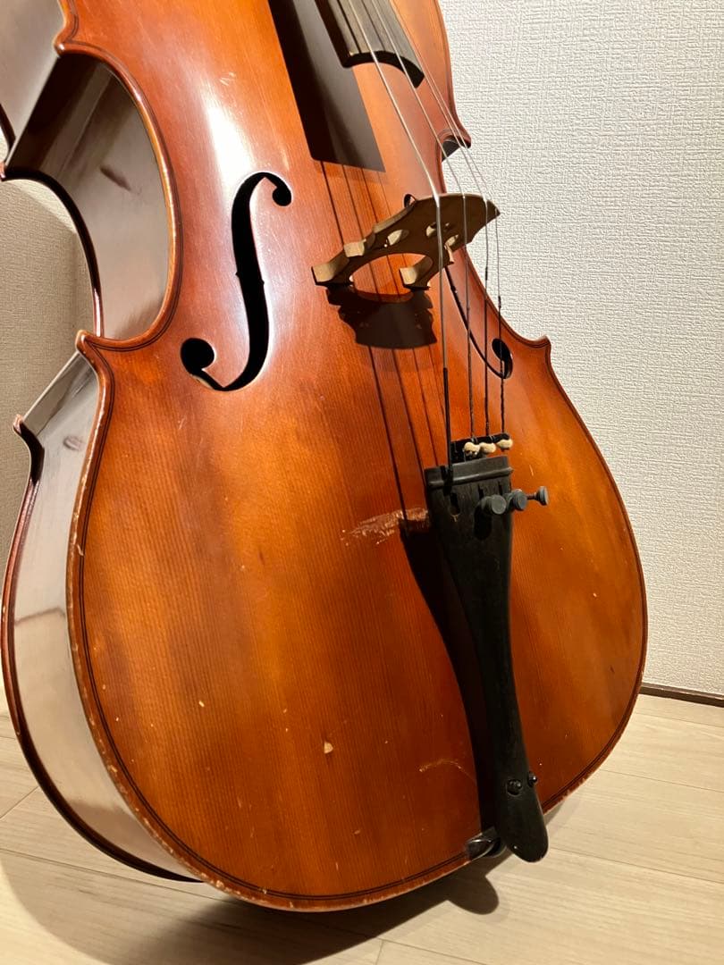 スズキチェロcello No72 4/4 1980年製造 ビンテージチェロ半世紀