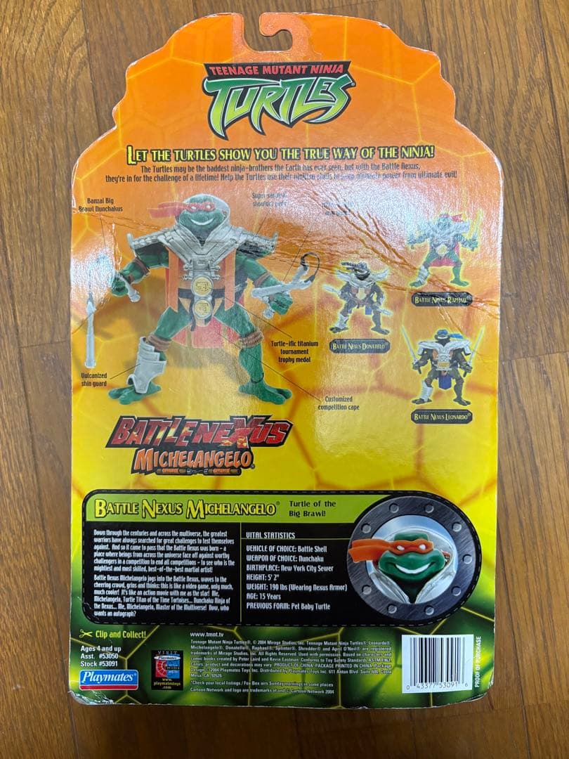 ミュータントタートルズ バトルネクサス ミケランジェロ フィギュア