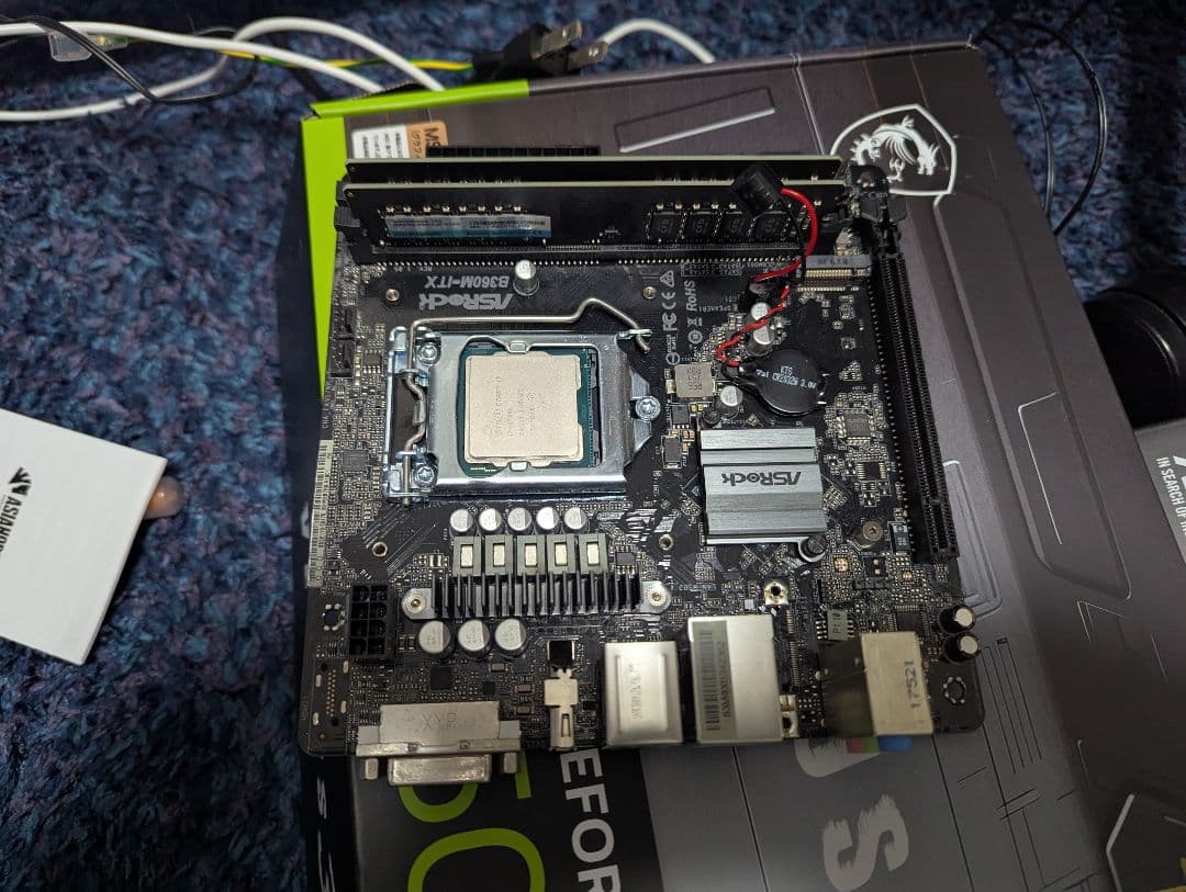 ASRock B360M-ITX マザーボード i7-9700k 32GBRAM ASRock、13,200円で無線LANを搭載したMini ITXマザー「B360M-ITX/ac