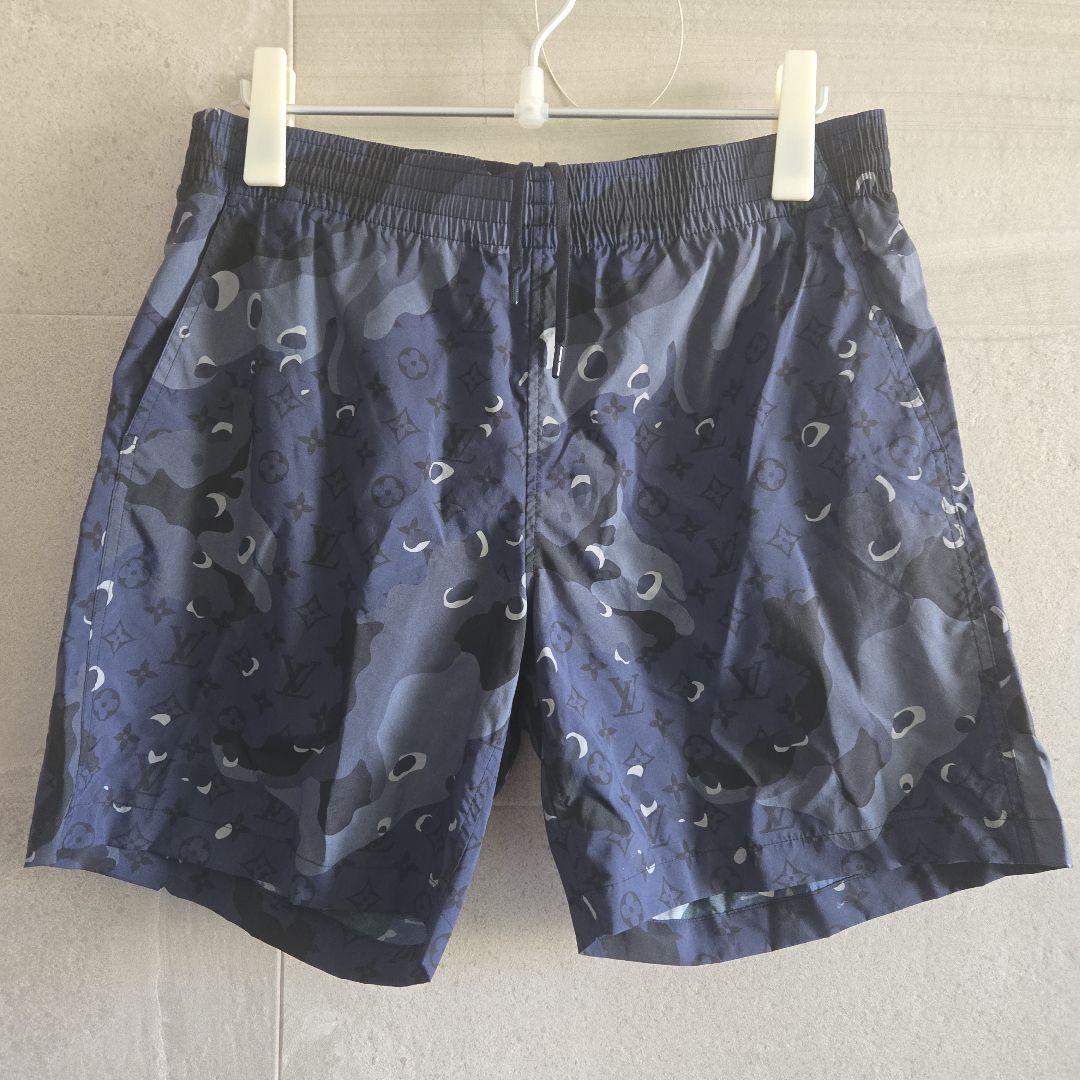 ルイヴィトン モノグラムカモフラージュ スイムウェア 水着 海水パンツ ブランド Lvメンズ 水着 ルイヴィトン サーフパンツ 海水パンツ 水陸