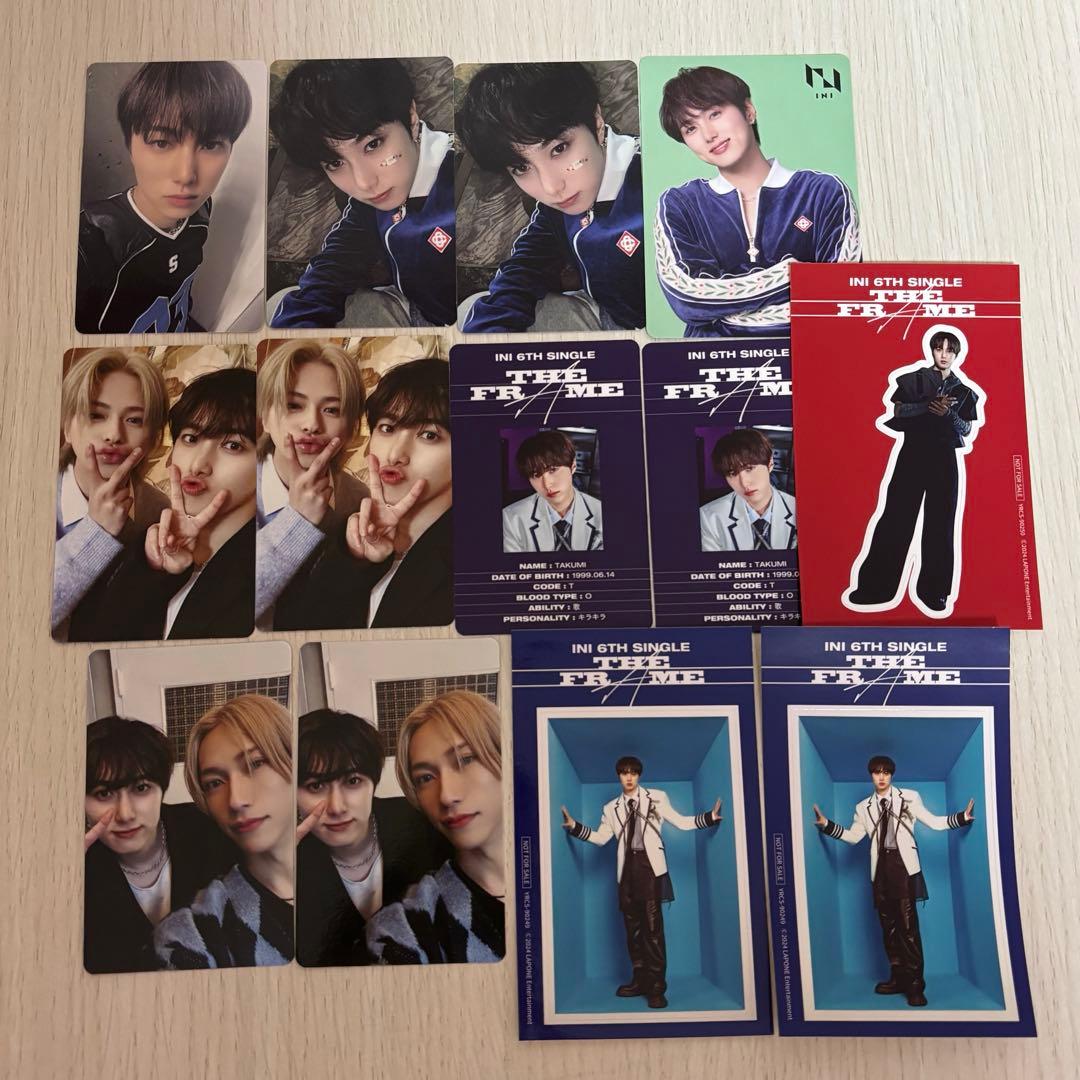 INI 尾崎匠海 トレカ フォト ステッカー - メルカリ