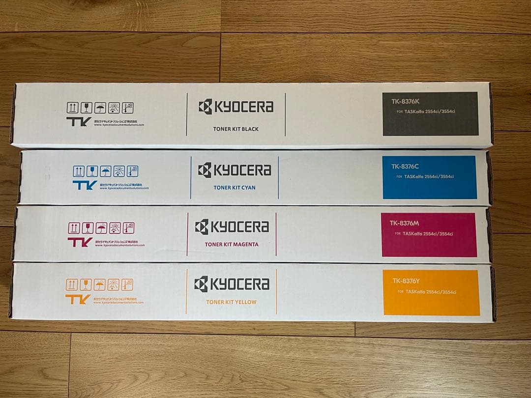 KYOCERA TK-8376 トナーカートリッジセット Amazon.co.jp: 京セラ 純正品TK-8376(K/C/M/Y) 4色セット トナー