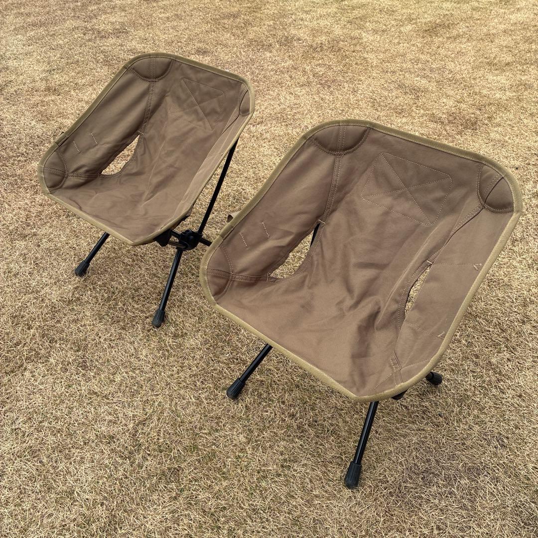 【美品】ヘリノックス チェアミニ×2・ロッキングフット×1 / 3点セット ロッキングフット TWO｜モンベル