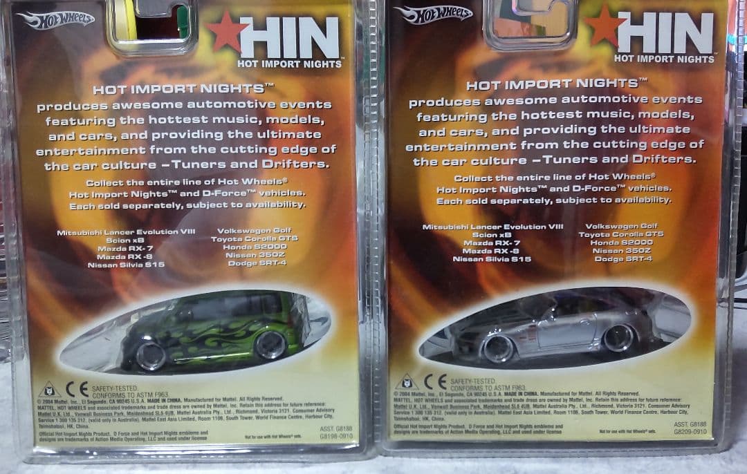 ミニカー Hot Wheels HOT IMPORT NIGHTS