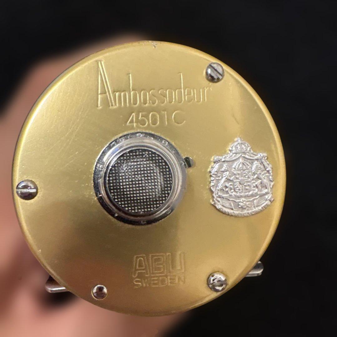 Ambassadeur 4501C ベイトリール ゴールド 左巻き 90年代希少 - メルカリ