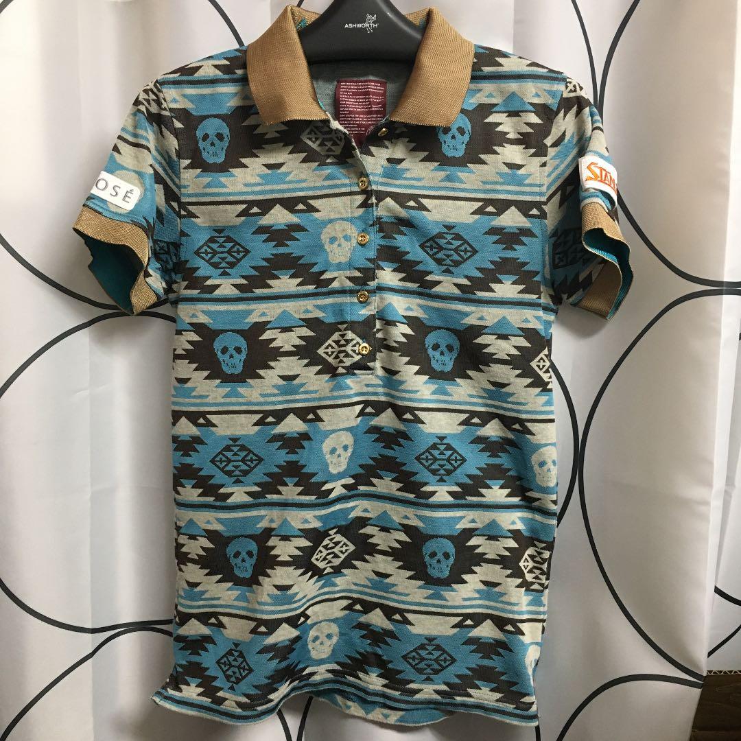 激レア　貴重　マークアンドロナ　支給　ポロシャツ　ネイティブ柄　Sサイズ TSDESIGN|藤和|9065 TS DEOドライショートスリーブポロシャツ|作業服
