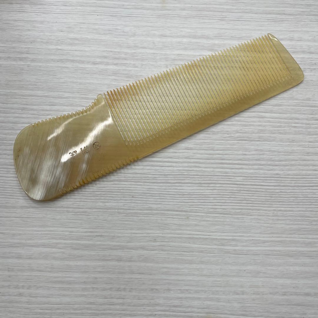 【新品・未使用】　本水牛　中荒　16目　ブロース　刈り上げ　マルヤ　手付き　理容 54ae947d76c1942e4f4dcc6df84eb6