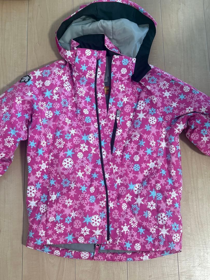 【美品】DESCENTE キッズ スキーウェア 150 上下 バラ売り可 デサント（DESCENTE）（キッズ）スキーウエア ジュニア 上下 セット