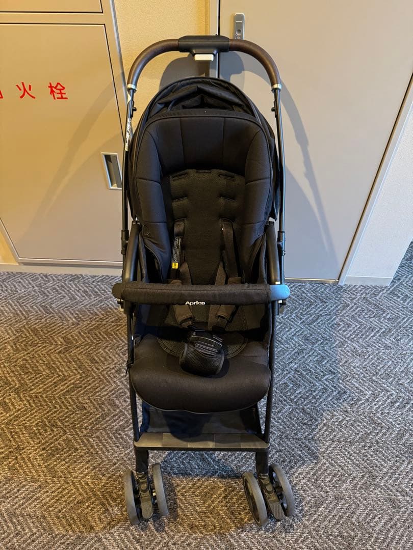 Aprica（アップリカ）ラクーナクッションフリー AD ブラック アップリカ（Aprica） ラクーナクッションフリーAC☆今なら