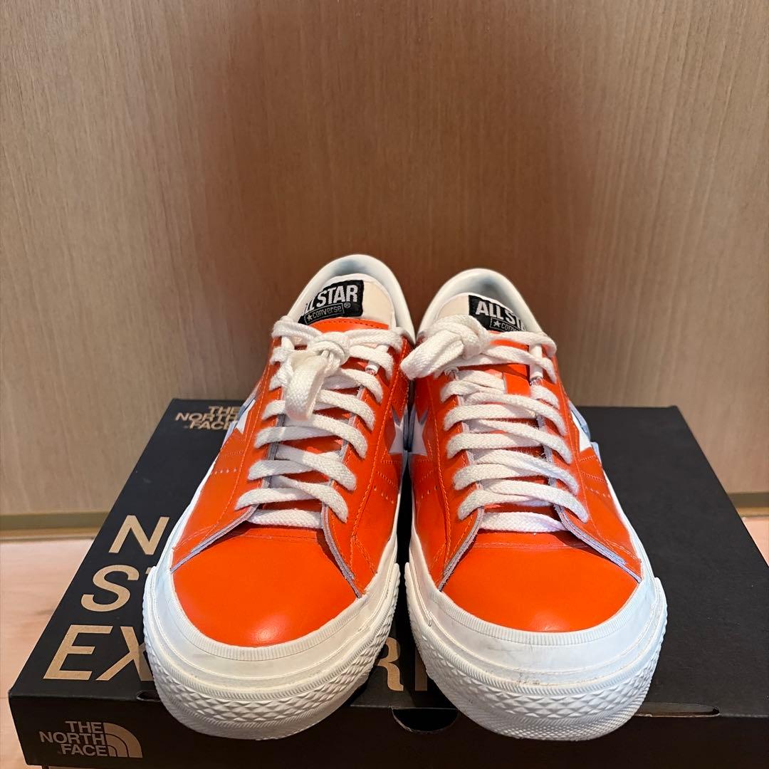 靴 CONVERSE ONE STAR J 25.0cm ORANGE