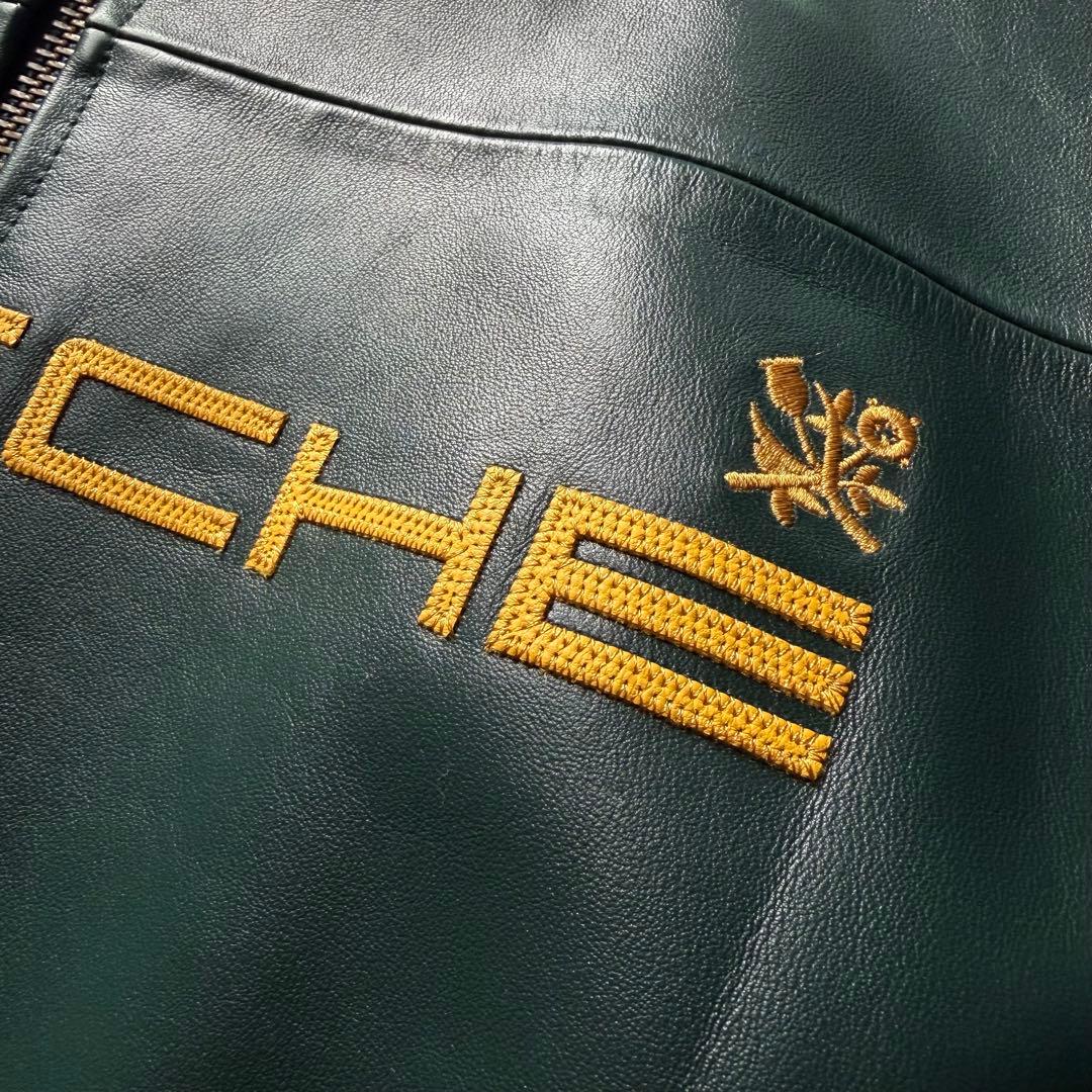 aime leon dore × porsche レザージャケット XL - メルカリ