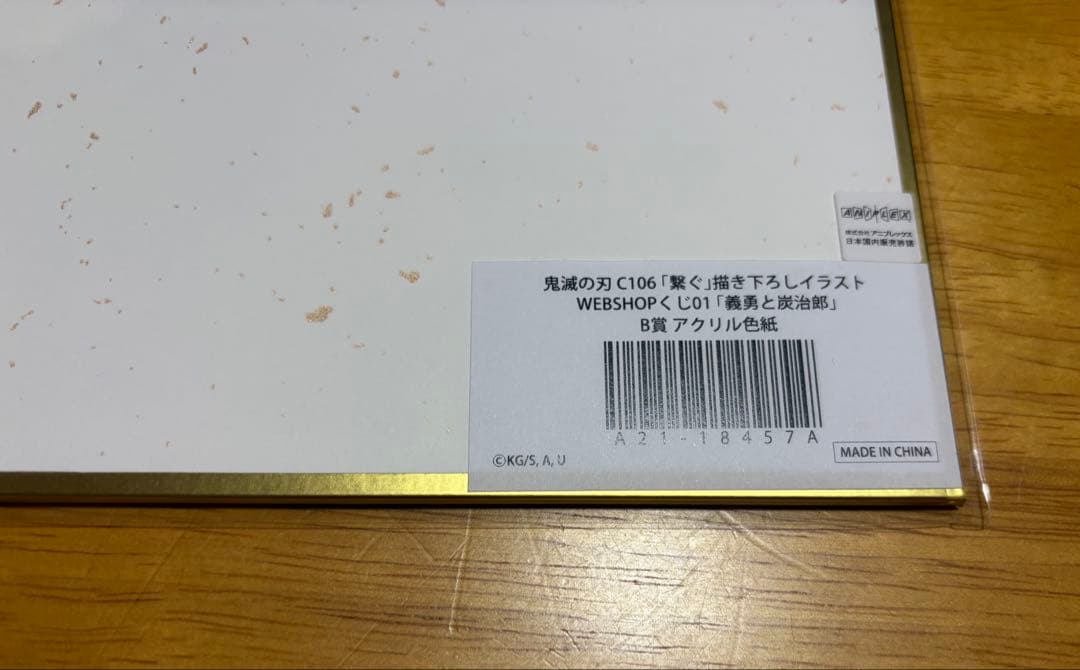 【13点セット】鬼滅の刃『繋ぐ』WEB SHOPくじ　義勇と炭治郎