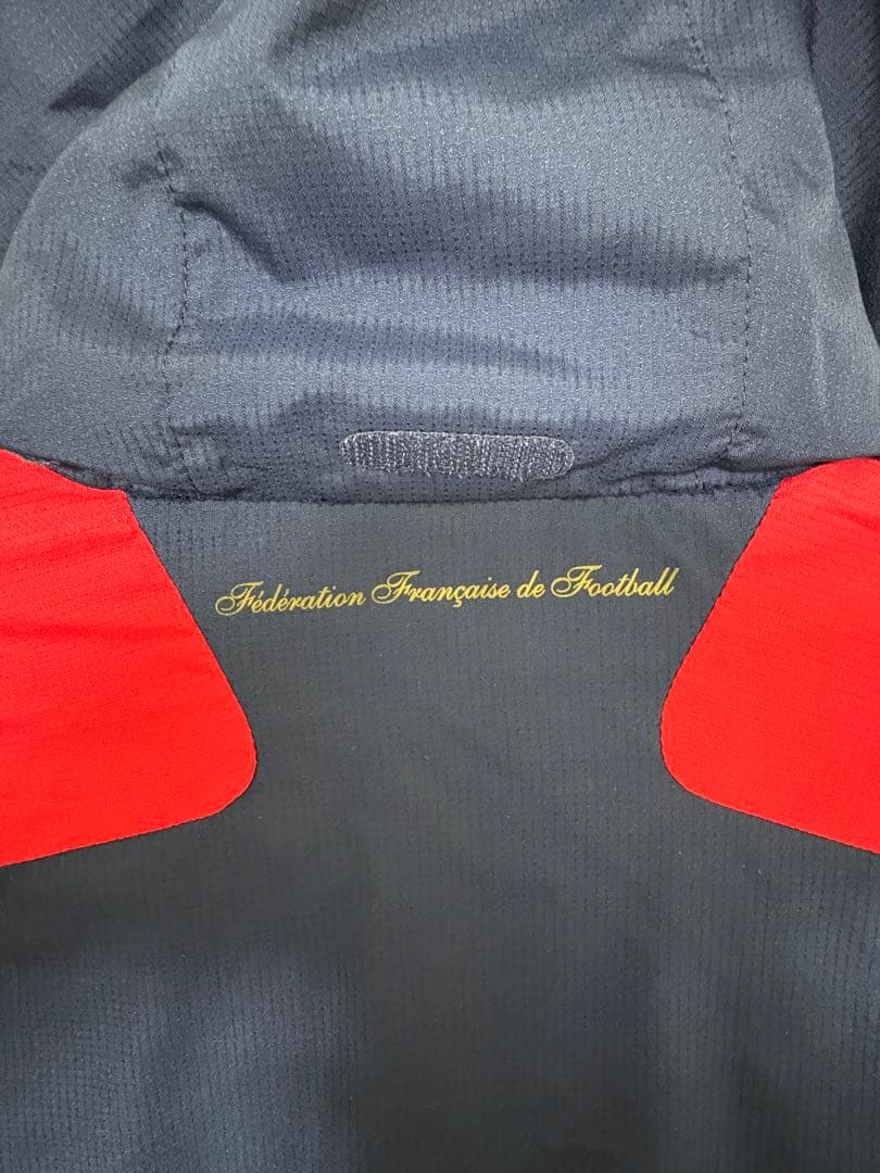 adidas フランス代表 ベンチコート ネイビー/レッド - メルカリ