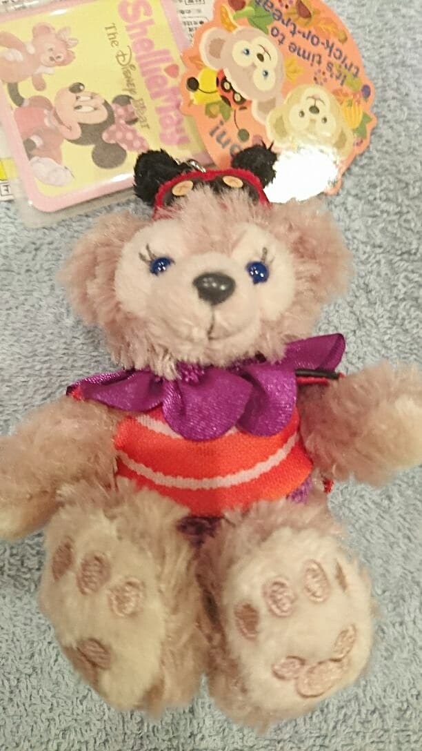希少ダッフィー&シェリーメイ ぬいぐるみストラップセット　ディズニー